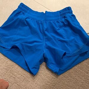 lululemon athletica Vibrant Blue Athletic Shorts